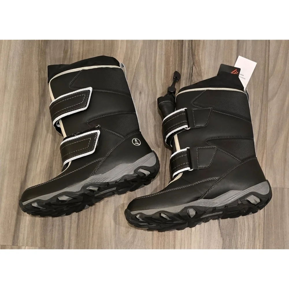 Lands’ End Snow Flurry Insulated Winter Snow Boots Youth Size 3 Water Resistant